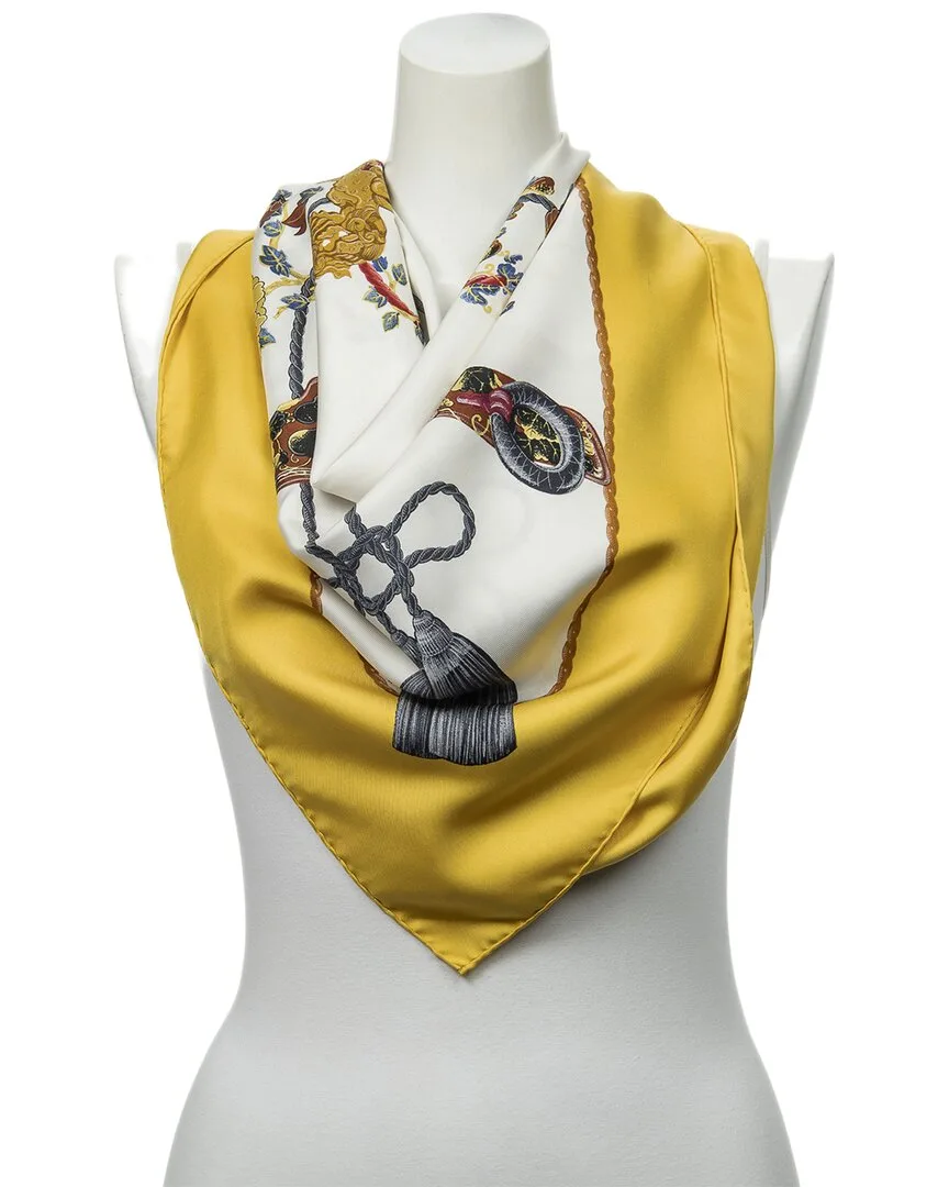 Samourai by Zo Pauwels Scarf (authentic Pre-Loved) by Herms