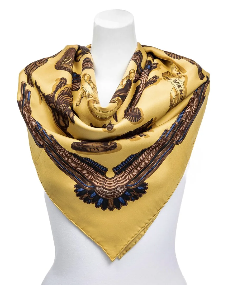 Les Parures Du Vent by Joachim Metz Scarf (authentic Pre-Loved) by Herms