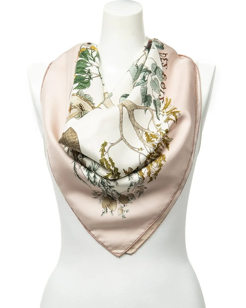 Au Coeur Des Bois by Zo Pauwels Scarf (authentic Pre-Loved) by Herms