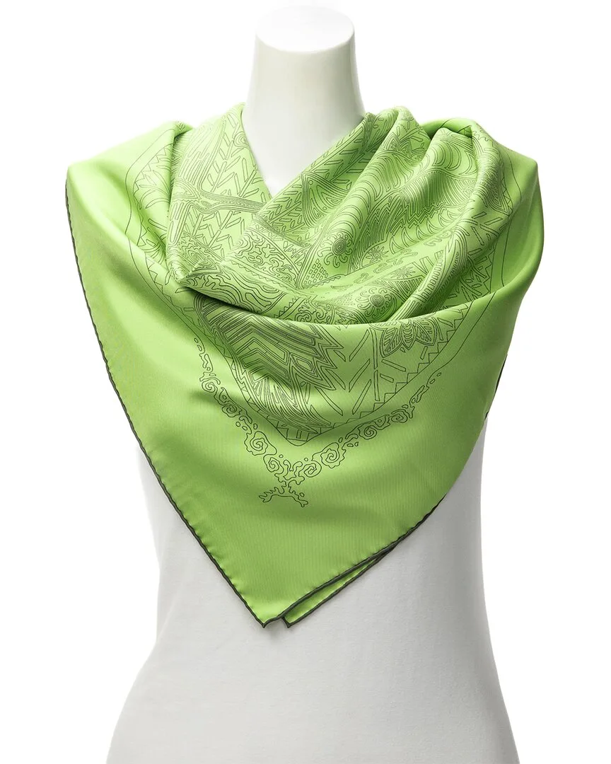 Legende Kuna Peuple De Panama by Zoe Pauwels Scarf (authentic Pre-Loved) by Herms