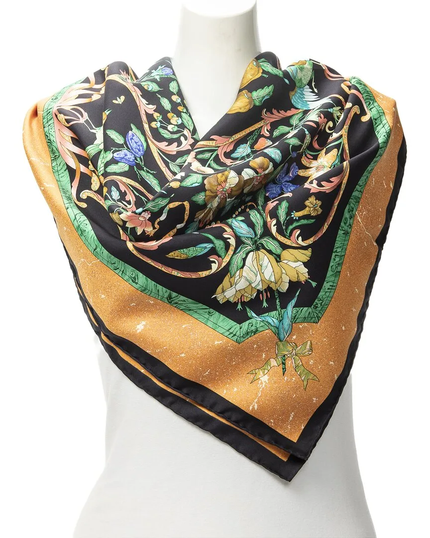 Pierres Dorient Et Doccident by Zo Pauwels Scarf (authentic Pre-Loved) by Herms
