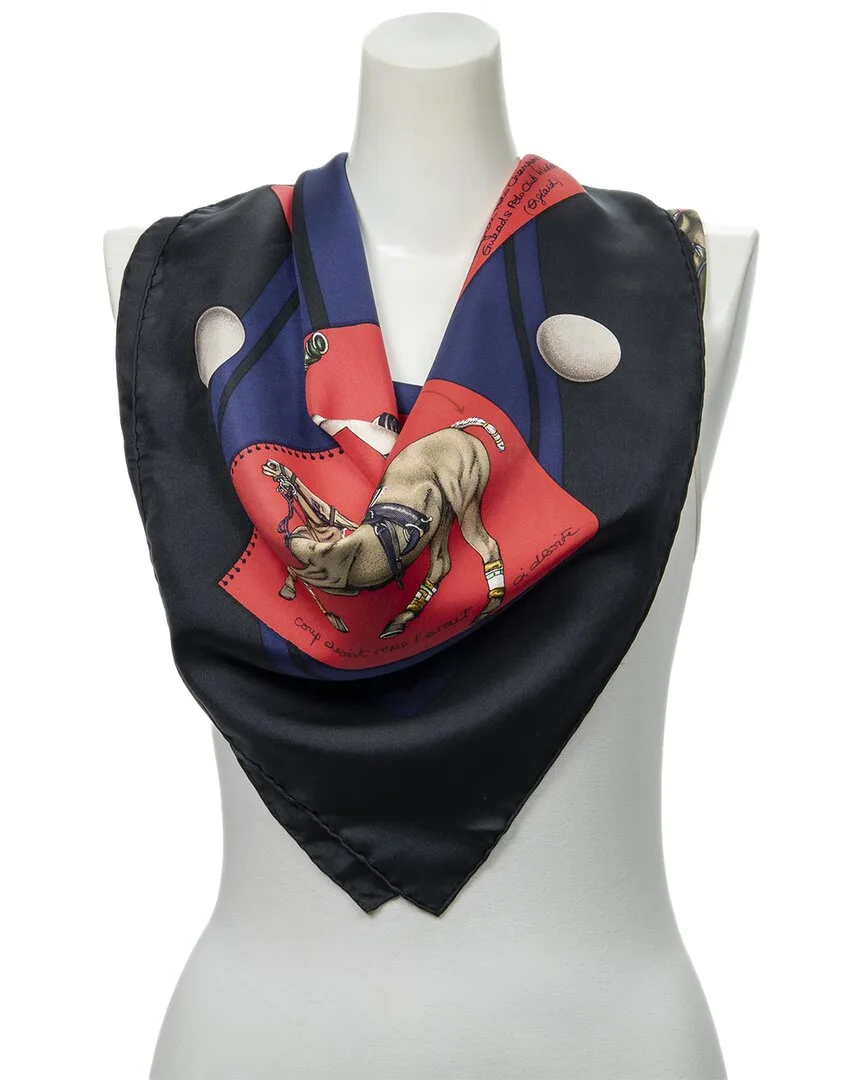 Cup Palm Beach by Chantal De Crissey Scarf (authentic Pre-Loved) by Herms