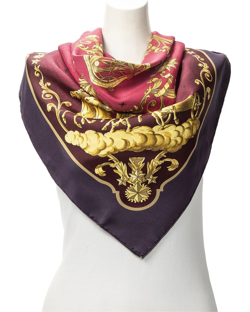 Cosmos by Philippe Ledoux Scarf (authentic Pre-Loved) by Herms