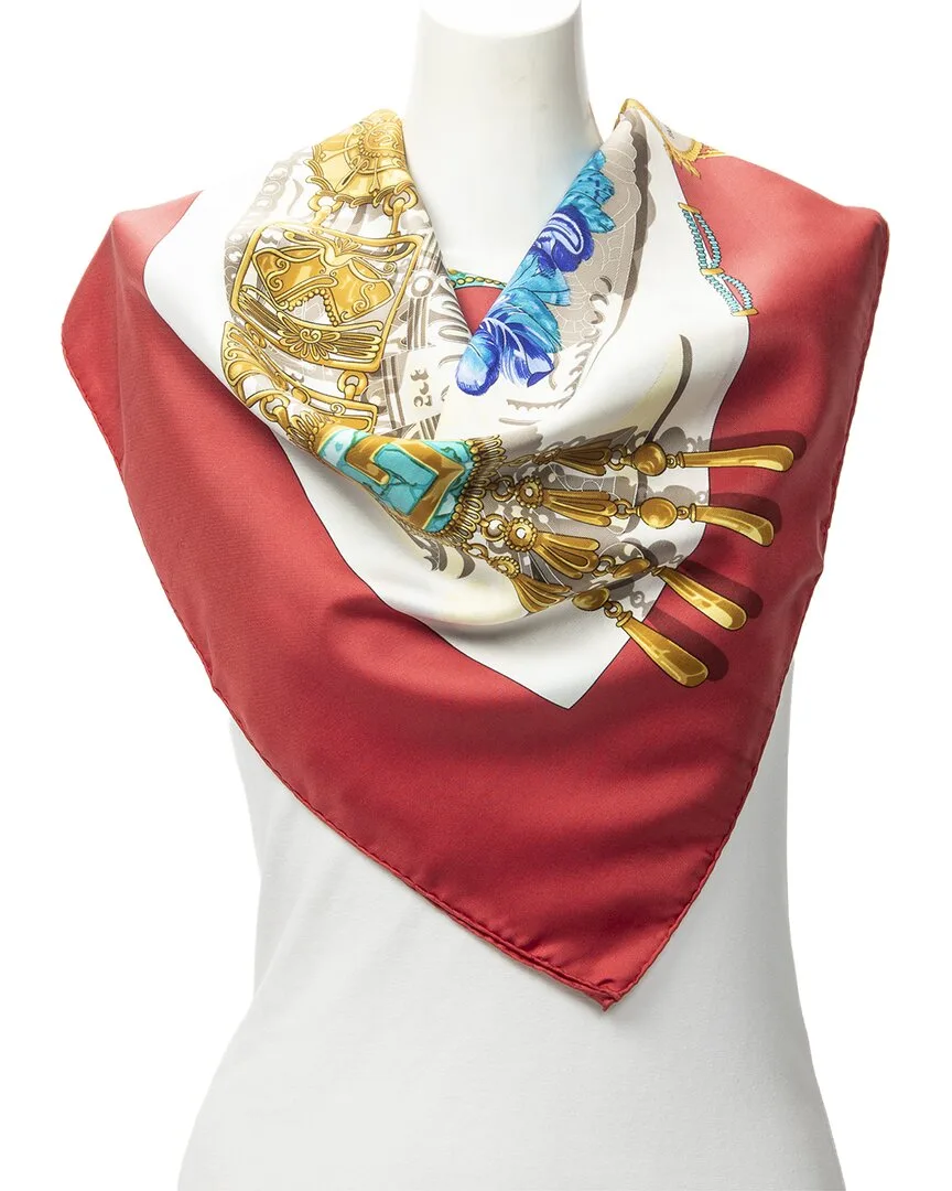 Mexique by Caty Latham Scarf (authentic Pre-Loved) by Herms