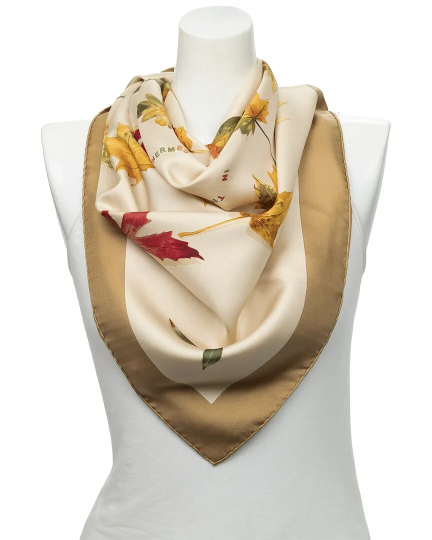 A Walk in the Park by Leigh P. Cooke Scarf (authentic Pre-Loved) by Herms
