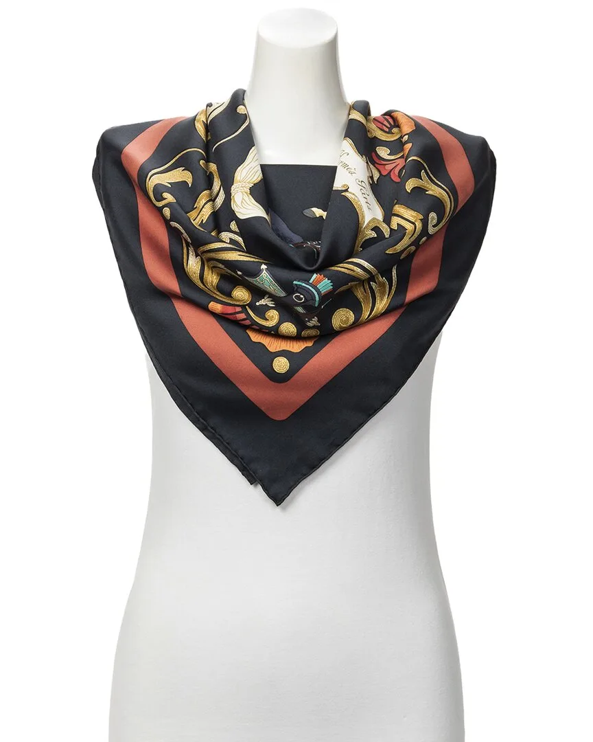 Cheval Turc by Christiane Vauzelles Scarf (authentic Pre-Loved)