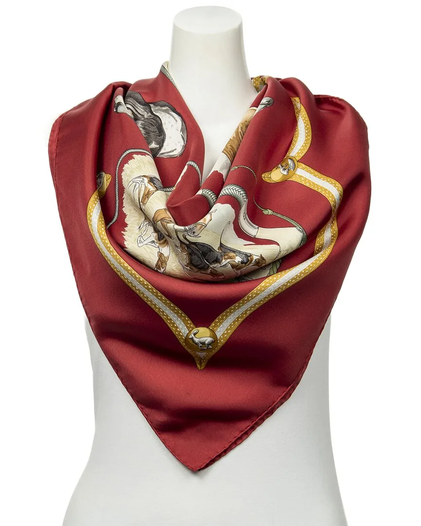 Le Laisser Courre by Jean De Fougerolle Scarf (authentic Pre-Loved)