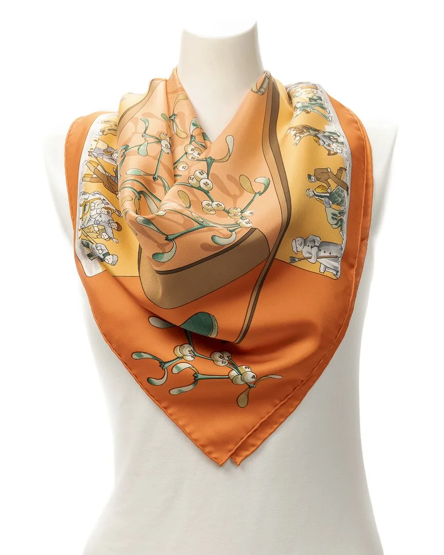 Neige DAntan by Caty Latham Scarf (authentic Pre-Loved) by Herms