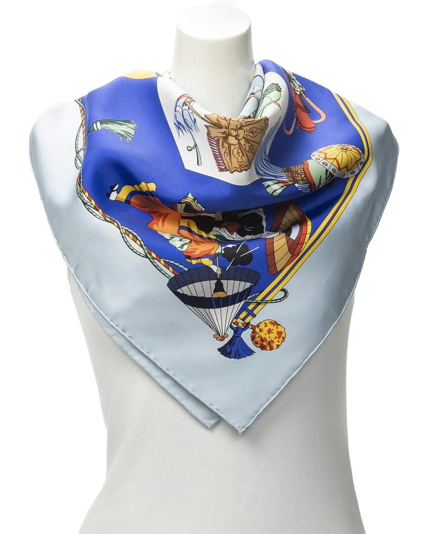 Ombrelles Et Parapluies by Hubert Watrigant Scarf (authentic Pre-Loved) by Herms