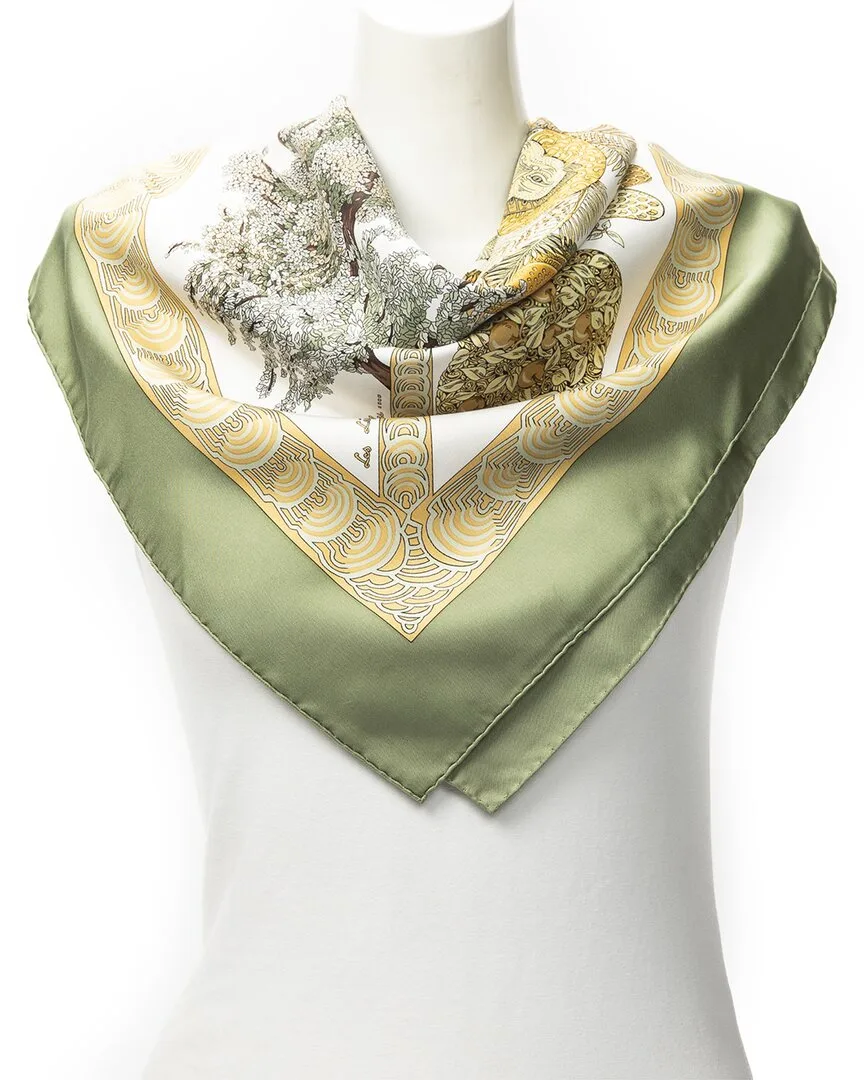 Les Legendes De Larbre by Annie Faivre Scarf (authentic Pre-Loved) by Herms