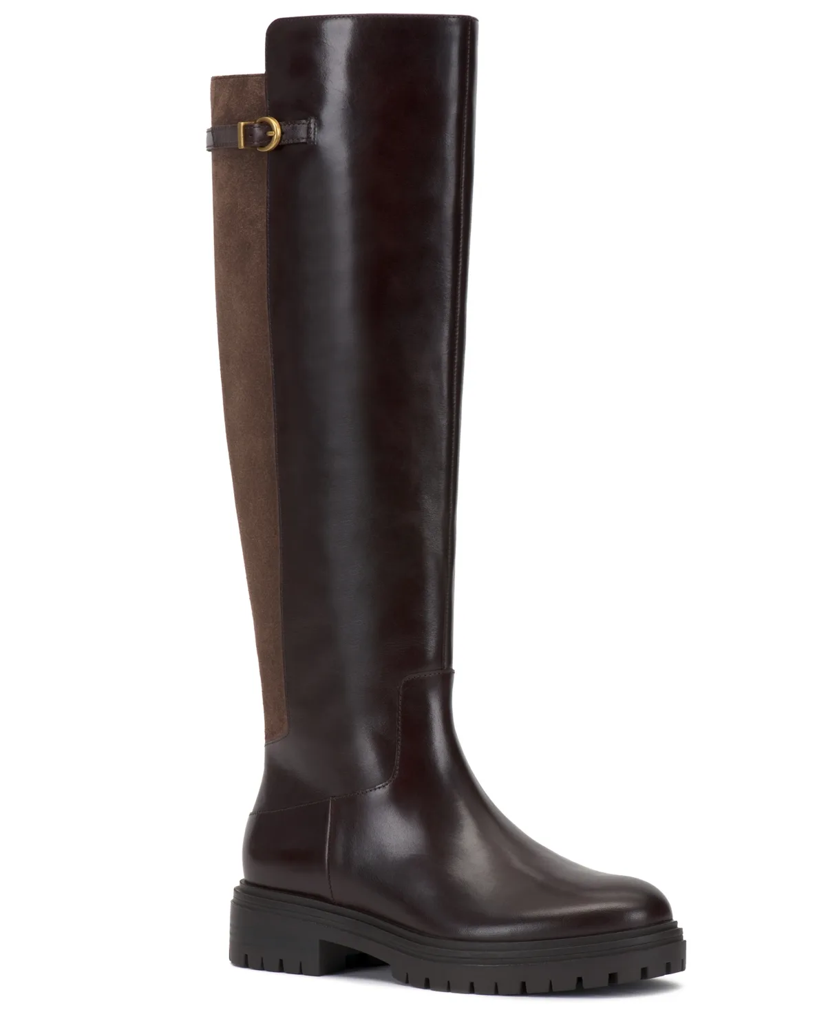 Bertala Lug Sole Riding Boots - Brownie Leather