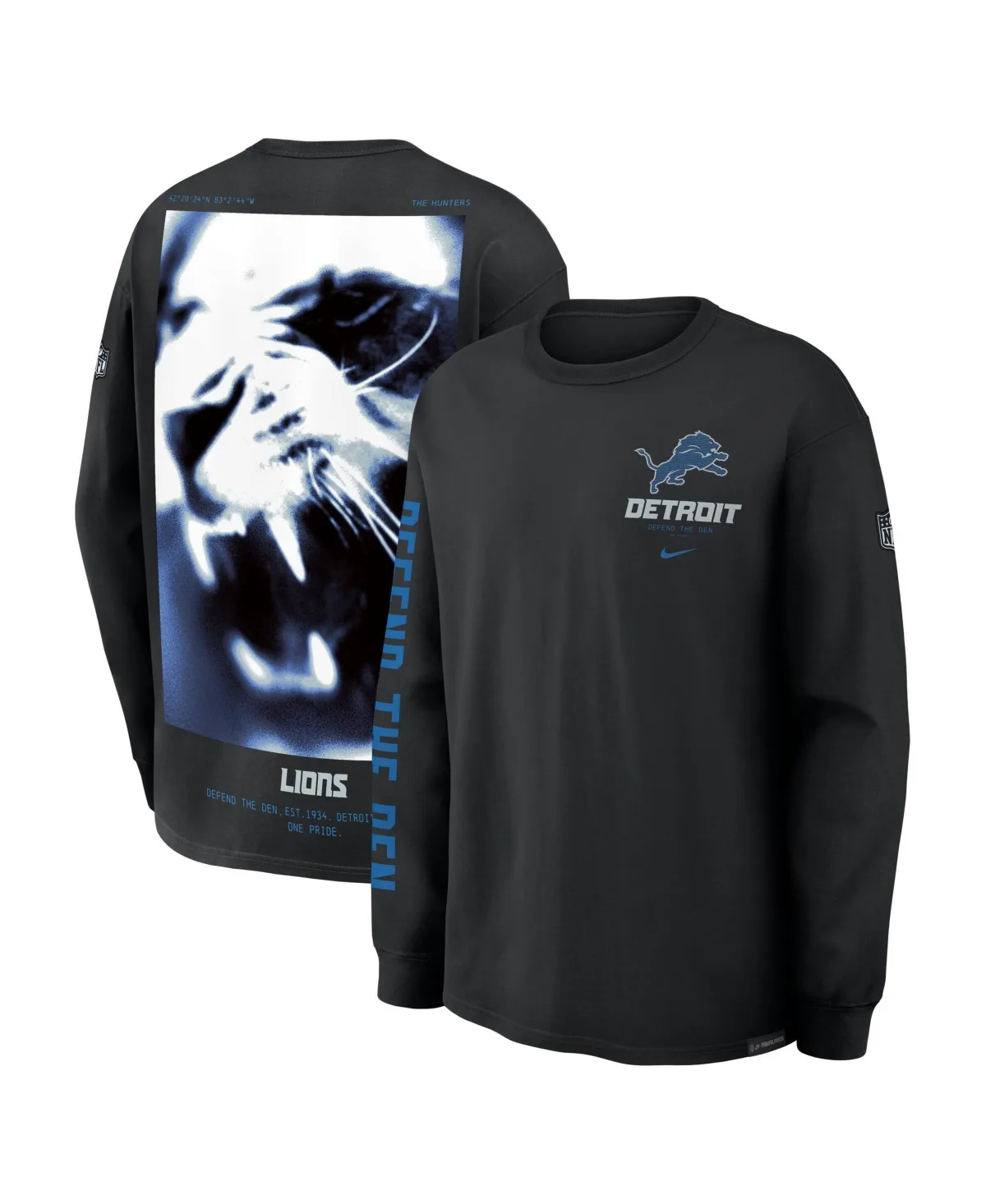 Detroit Lions 2026 Rivalries Collection Max90 Long Sleeve T-Shirt