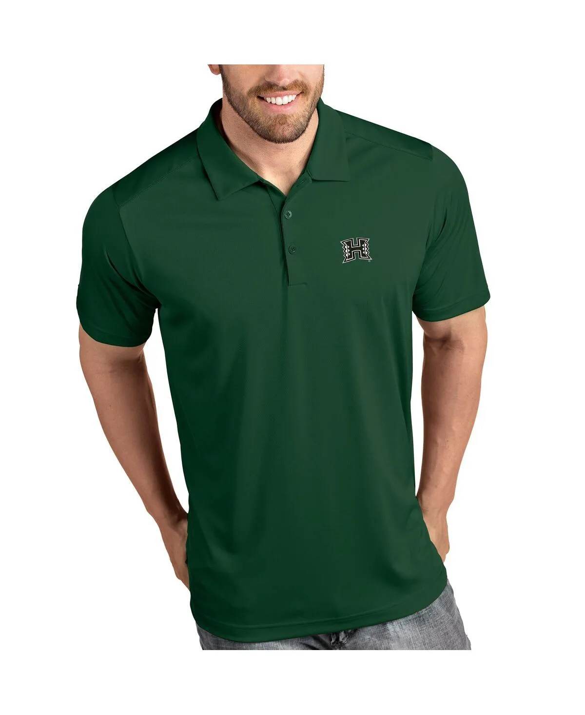 Hawaii Warriors Tribute Polo Shirt by Antigua