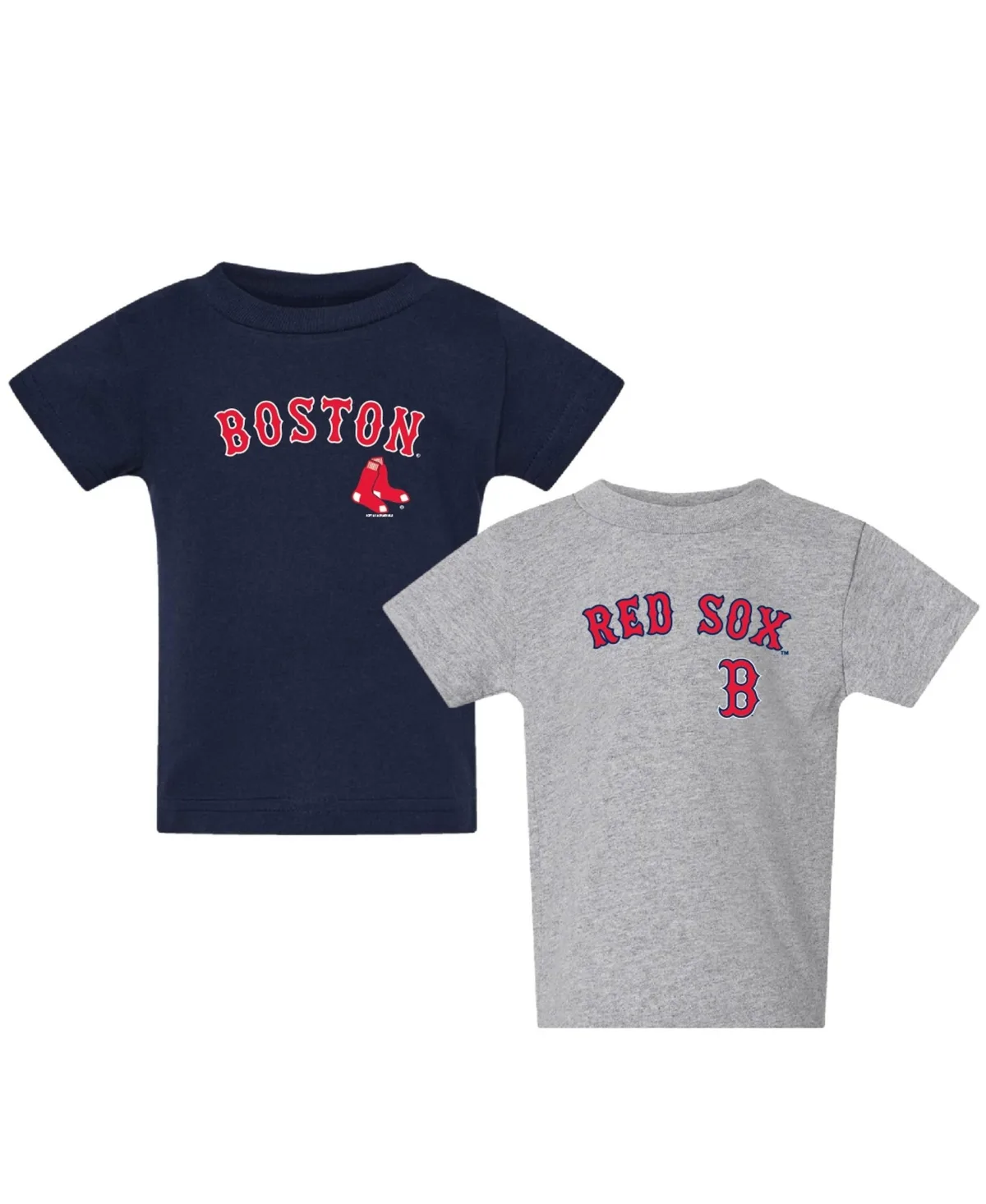 Boston Red Sox Crewneck Short-Sleeve T-Shirts, 2-Pack by Soft As a Grape