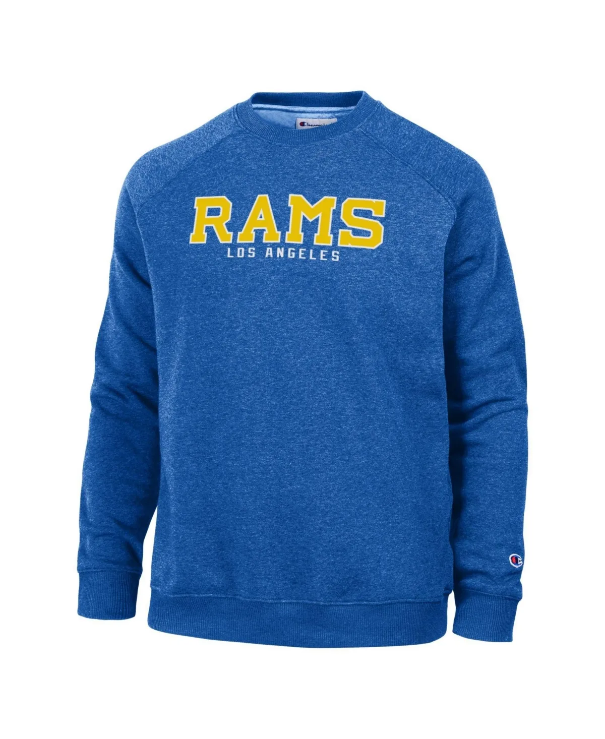 Los Angeles Rams Graphic Raglan-Sleeve Fleece Sweatshirt by Champion