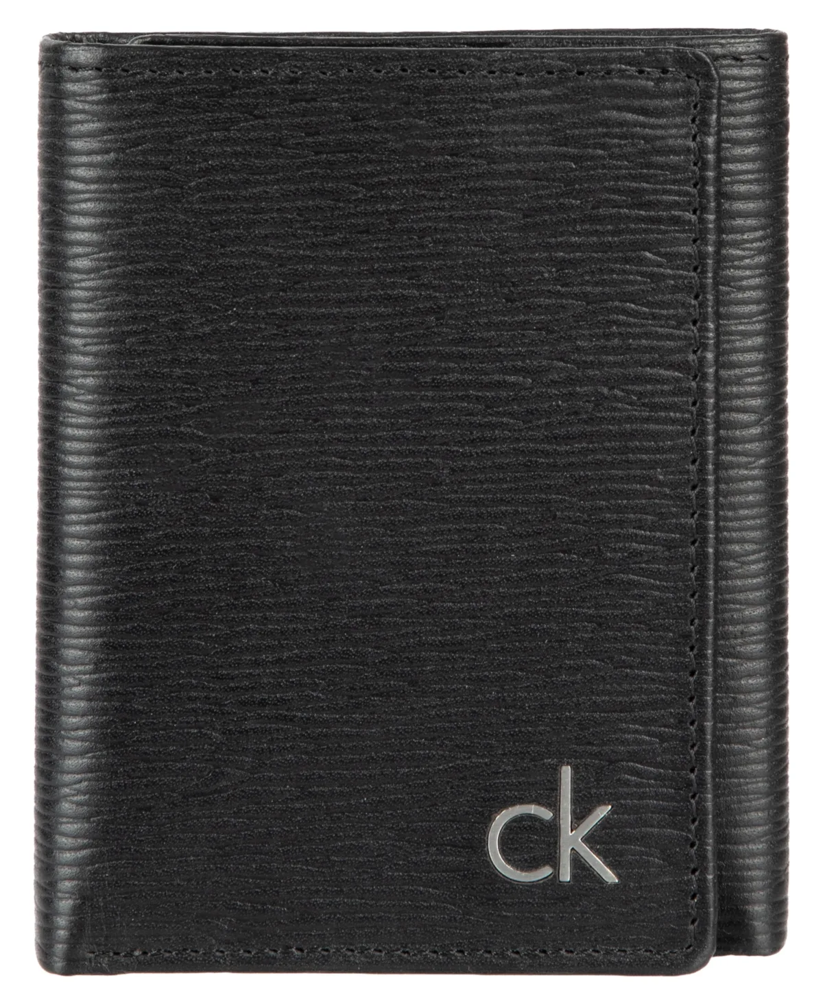 Rfid Leather Trifold Wallet and Money Clip, 2-Piece Set by Calvin Klein