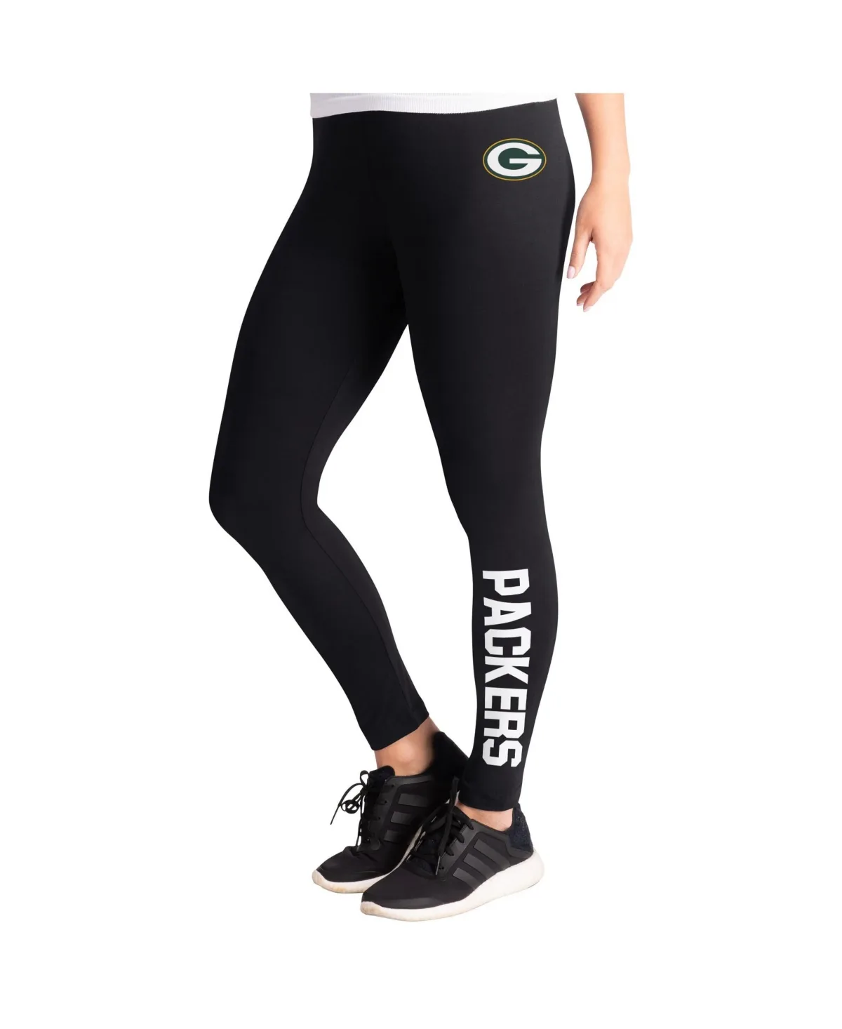 Pregame Green Bay Packers Heat-Sealed Graphics Leggings by G-III