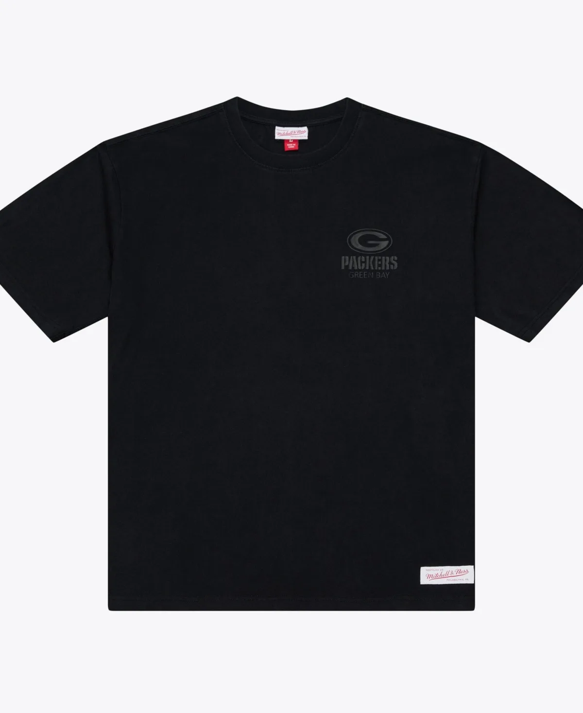 Green Bay Packers Core Essentials Micro Logo T-Shirt by Mitchell & Ness