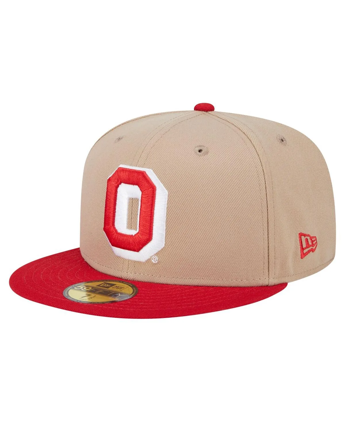 Ohio State Buckeyes Throwback Two-Tone 59FIFTY Fitted Hat by New Era