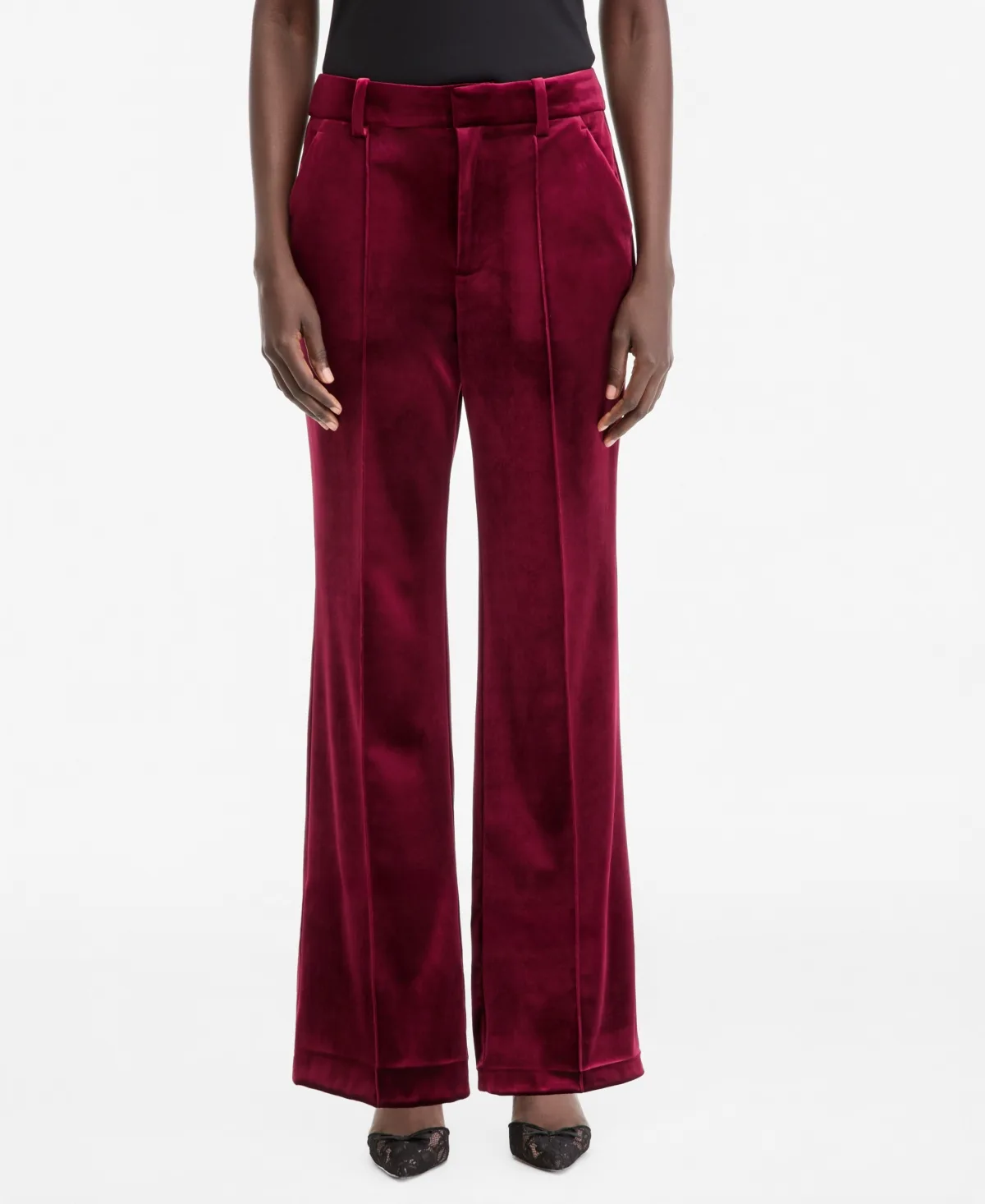 Velvet High-Waist Wide-Leg Pants by INC International Concepts