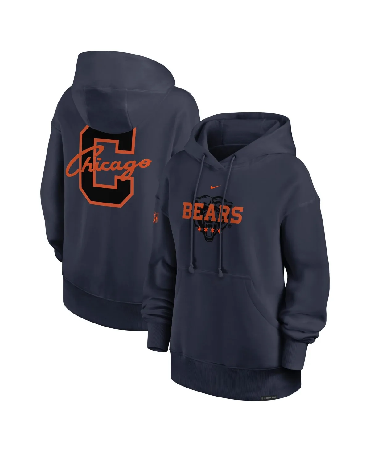 Chicago Bears 2026 Rivalries Collection Oversized Pullover Hoodie by Nike