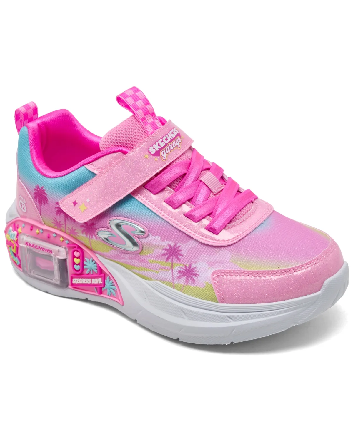 Garage - Glam Racer Lifestyle Sneakers From Finish Line by Skechers
