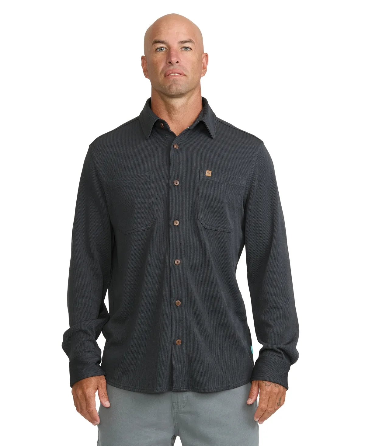Almalfa Stretch Knit Long-Sleeve Shirt by Quiksilver