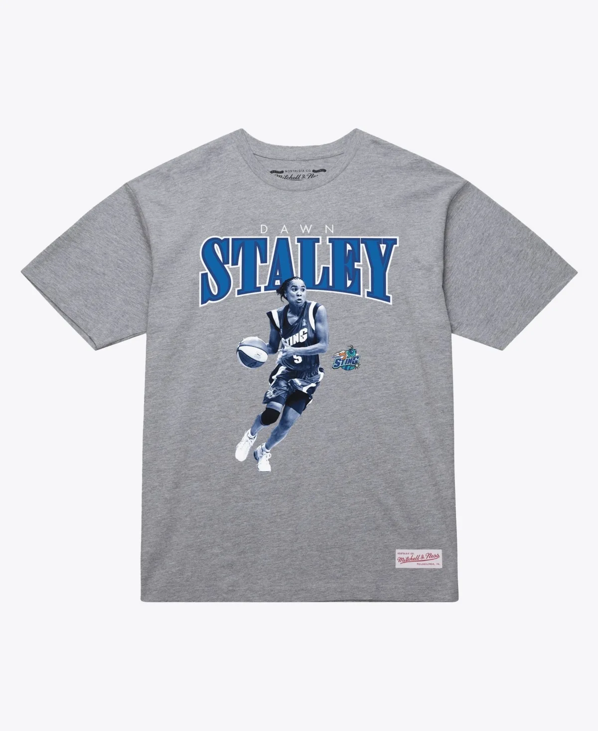 Dawn Staley Charlotte Sting Player Boyfriend Court Origins T-Shirt by Mitchell & Ness