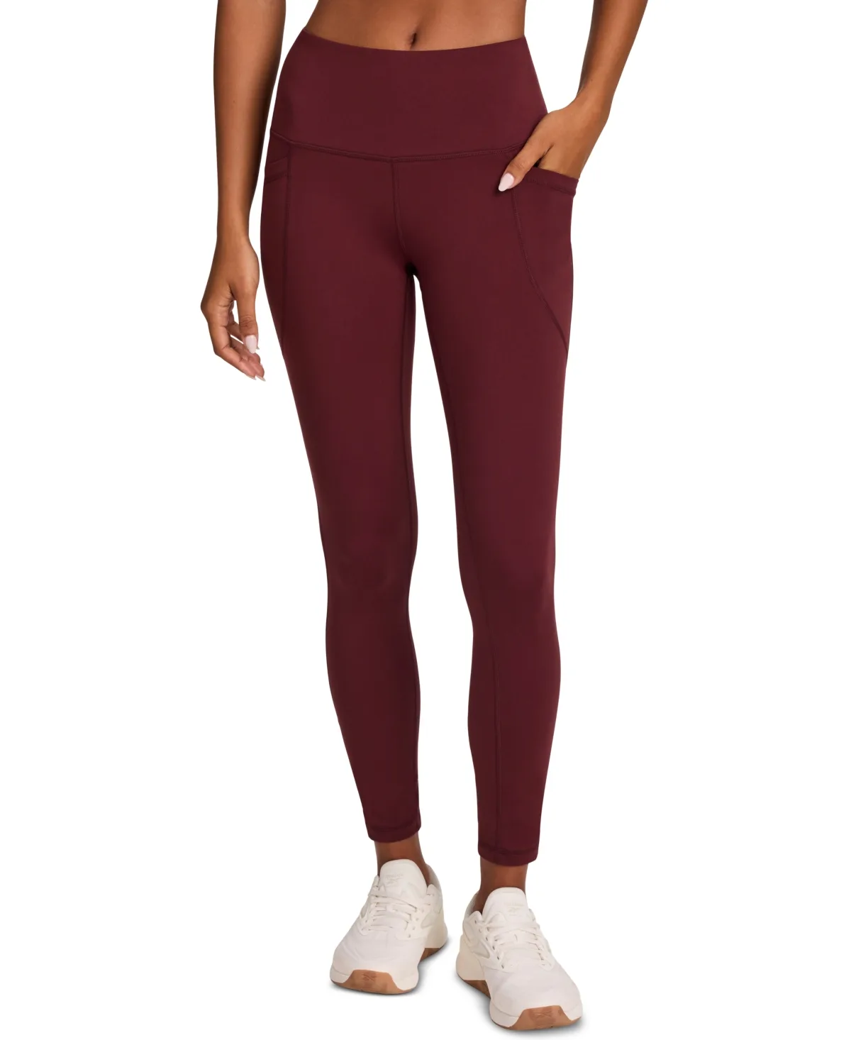 Id Train Pocket High-Rise Ankle Leggings by Reebok
