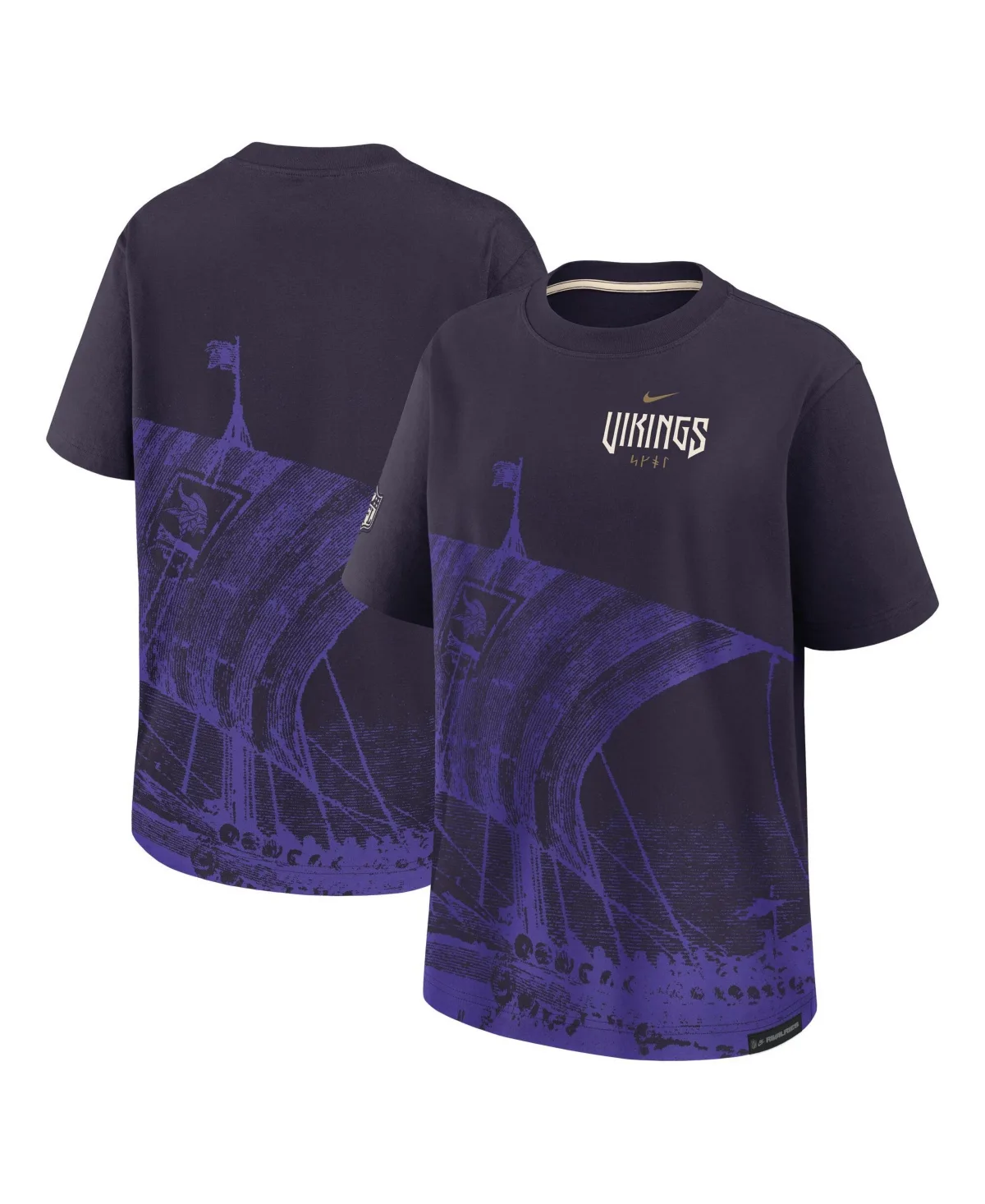 Minnesota Vikings 2026 Rivalries Collection Boyfriend T-Shirt by Nike