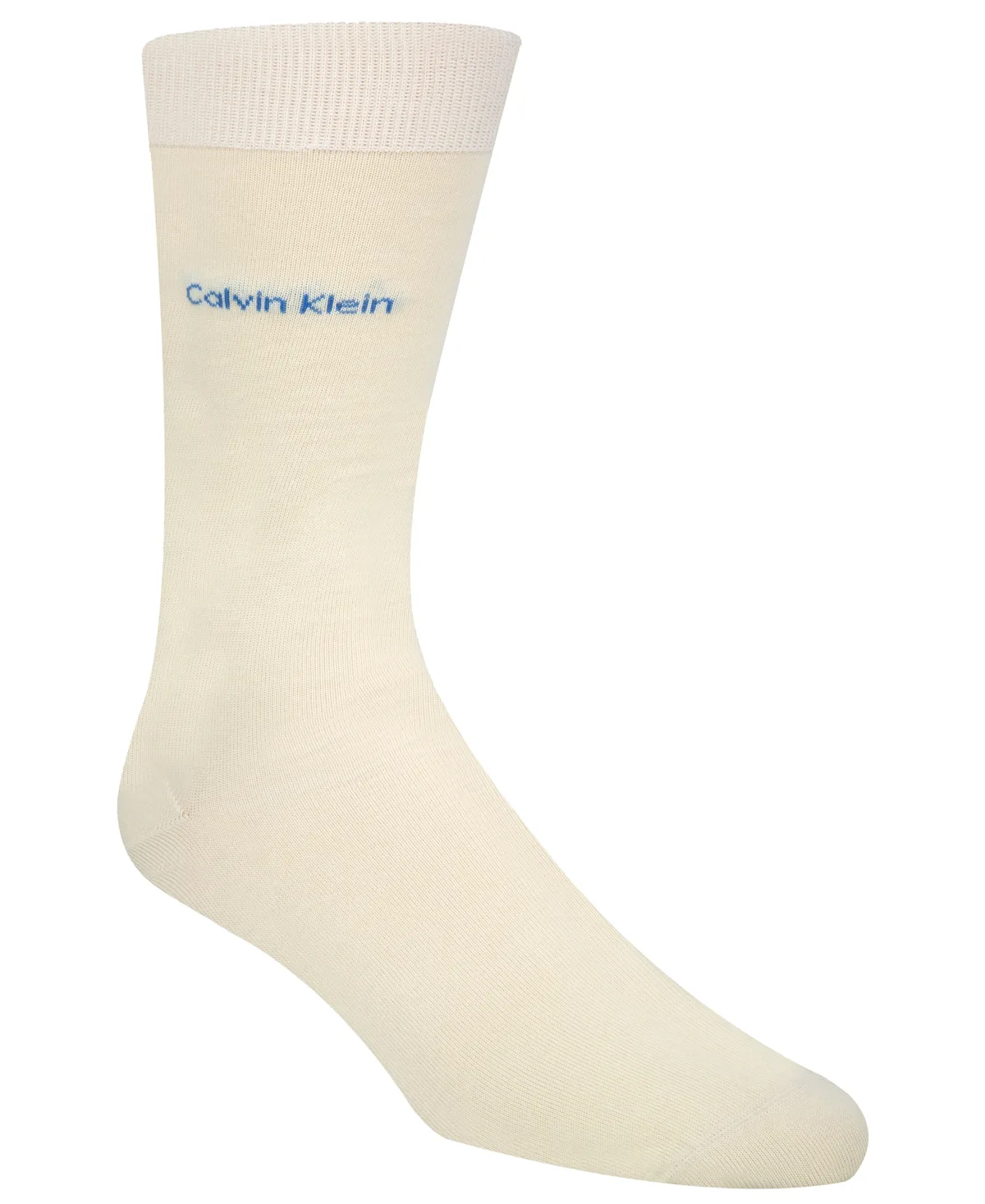 Giza Cotton Flat Knit Crew Socks by Calvin Klein
