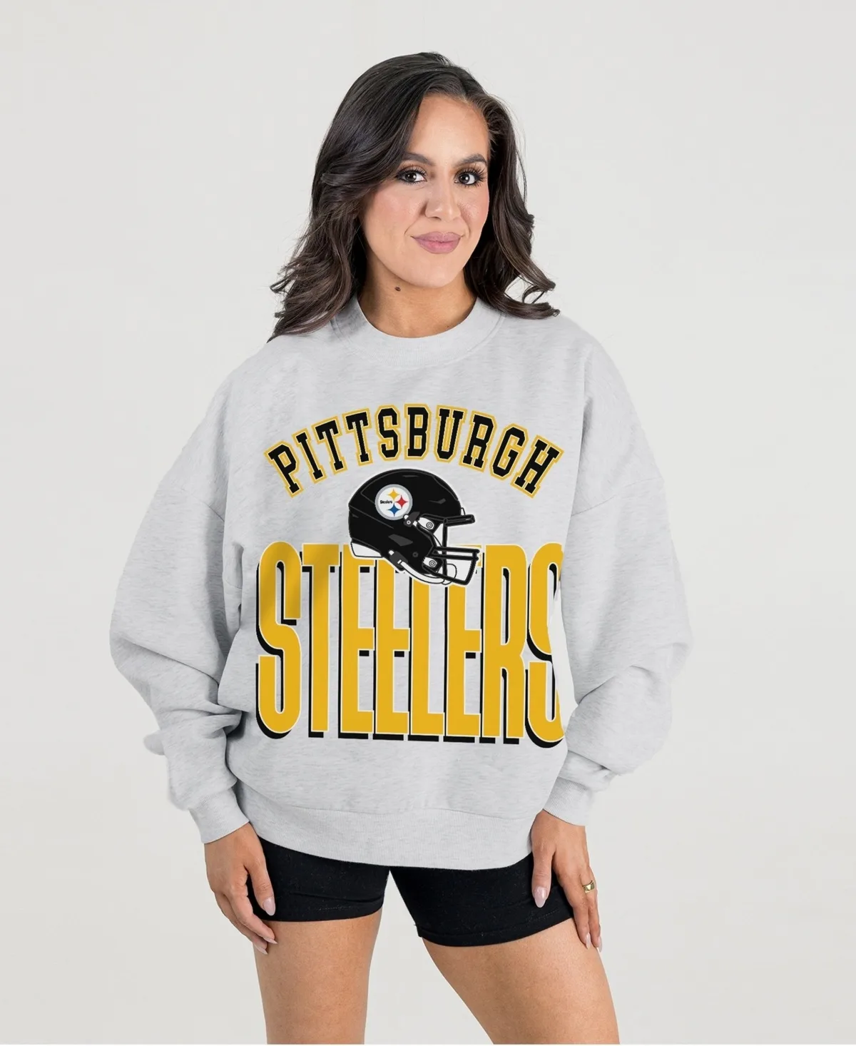 Pittsburgh Steelers Oversized Fleece Sweatshirt