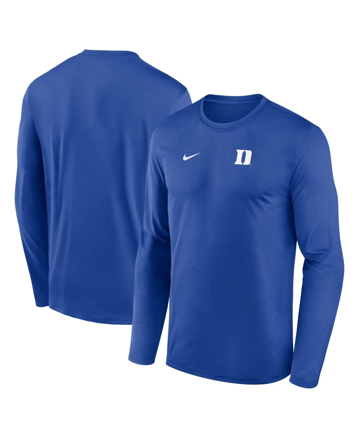 Duke Blue Devils 2026 Sideline Small Logo Legend Dri-Fit Long Sleeve T-Shirt by Nike