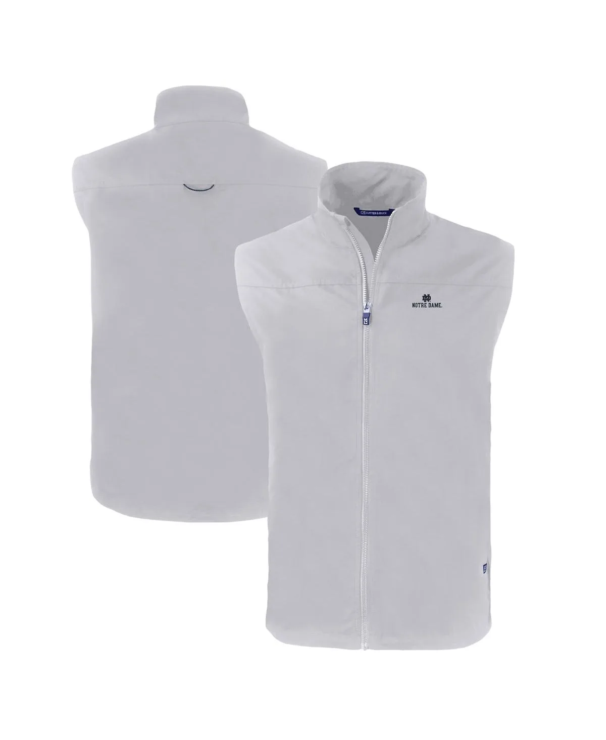Notre Dame Fighting Irish Charter Eco Full-Zip Vest by Cutter & Buck