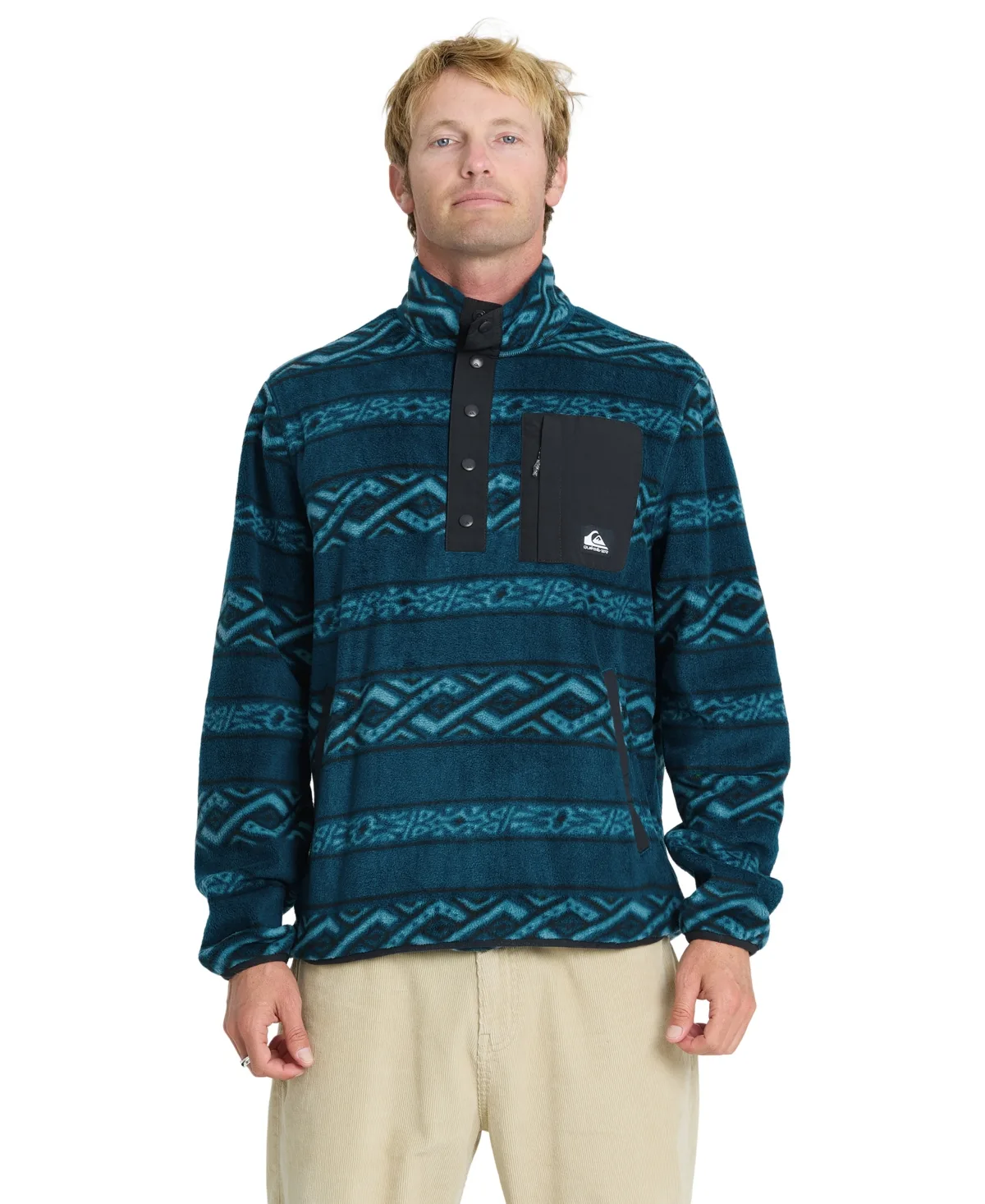 Alpine Mock Neck Fleece Pullover by Quiksilver