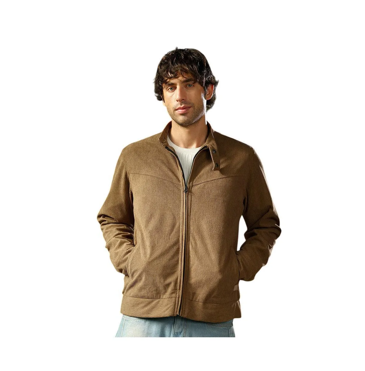 Corduroy Rider Jacket by Campus Sutra