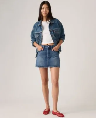 Icon Cotton Denim Skirt by Levi's