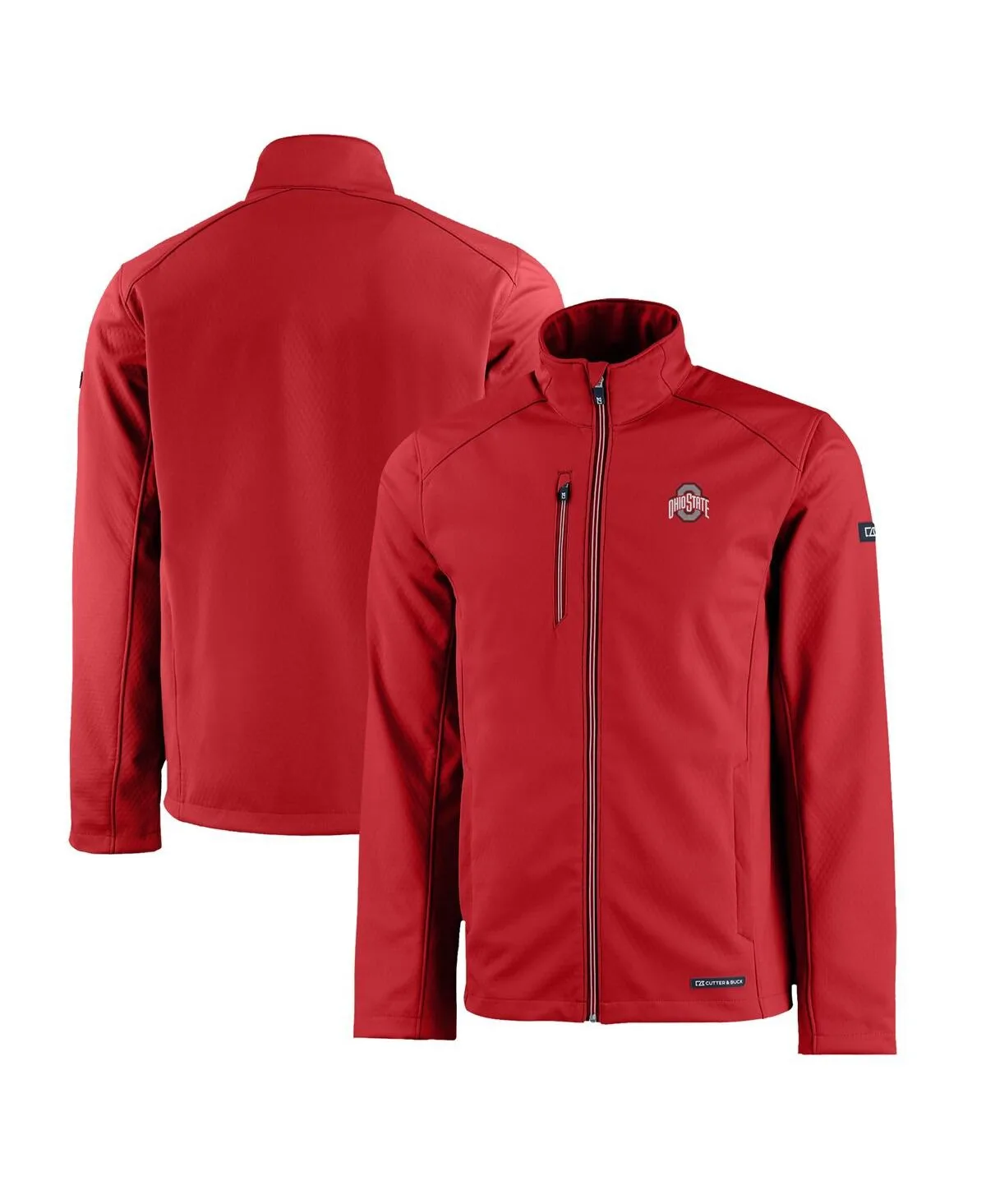 Ohio State Buckeyes Evoke Eco Softshell Full-Zip Jacket by Cutter & Buck
