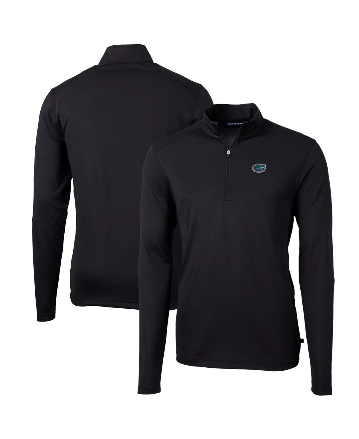 Florida Gators Virtue Eco Pique Quarter-Zip Pullover Sweatshirt by Cutter & Buck
