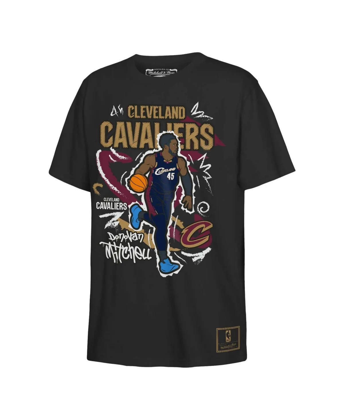 Cleveland Cavaliers Graphic T-Shirt by Mitchell & Ness