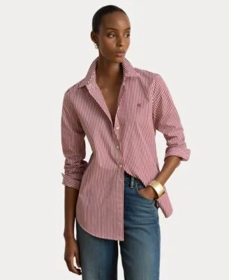 Striped Long Sleeve Button Down Shirt by Ralph Lauren