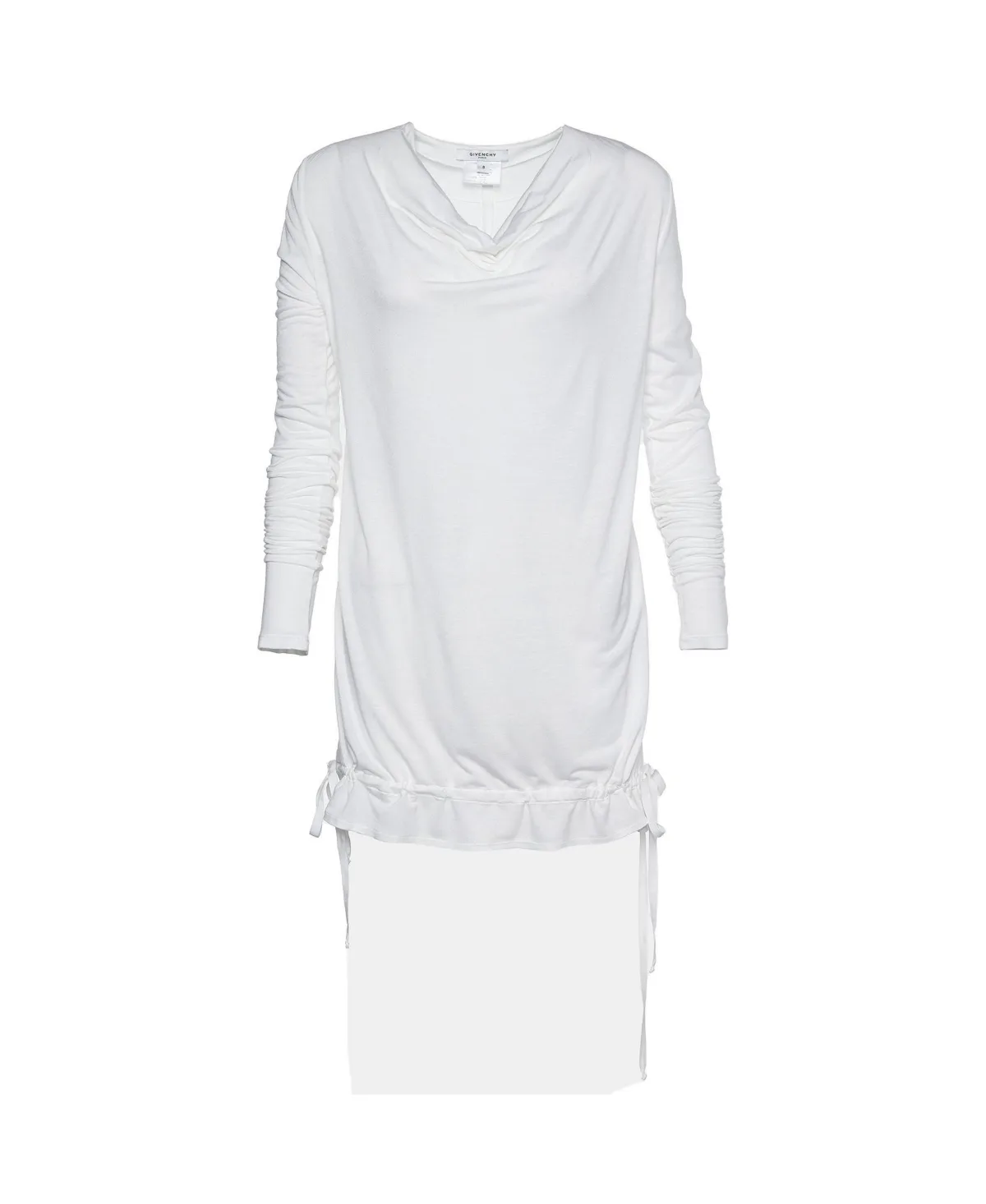 Pre-Owned Givenchy Ruched-Sleeve Cowl-Neck Long-Sleeve Tunic by GIVENCHY