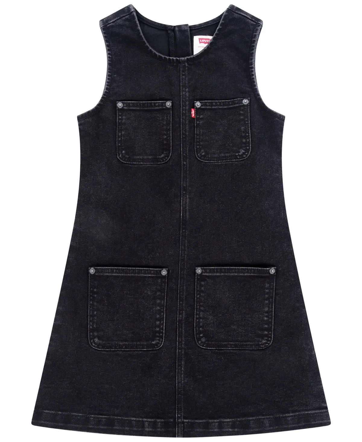 Sleeveless Utility-Inspired Denim Dress by Levi's