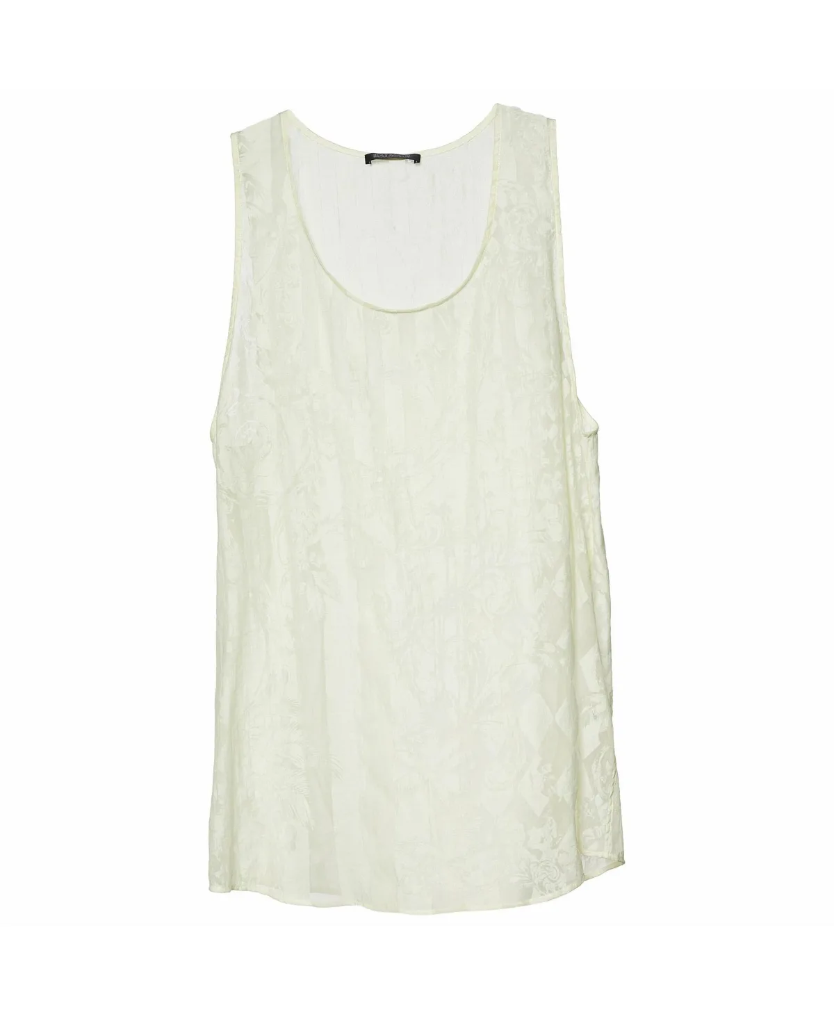 Pre-Owned Harlequin Jacquard Sleeveless Viscose Tank Top by Balmain