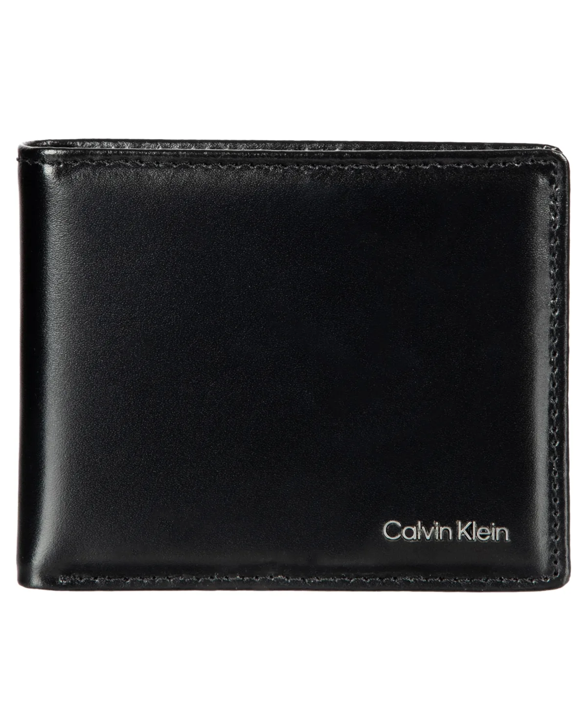 Rfid Leather Slimfold Wallet by Calvin Klein