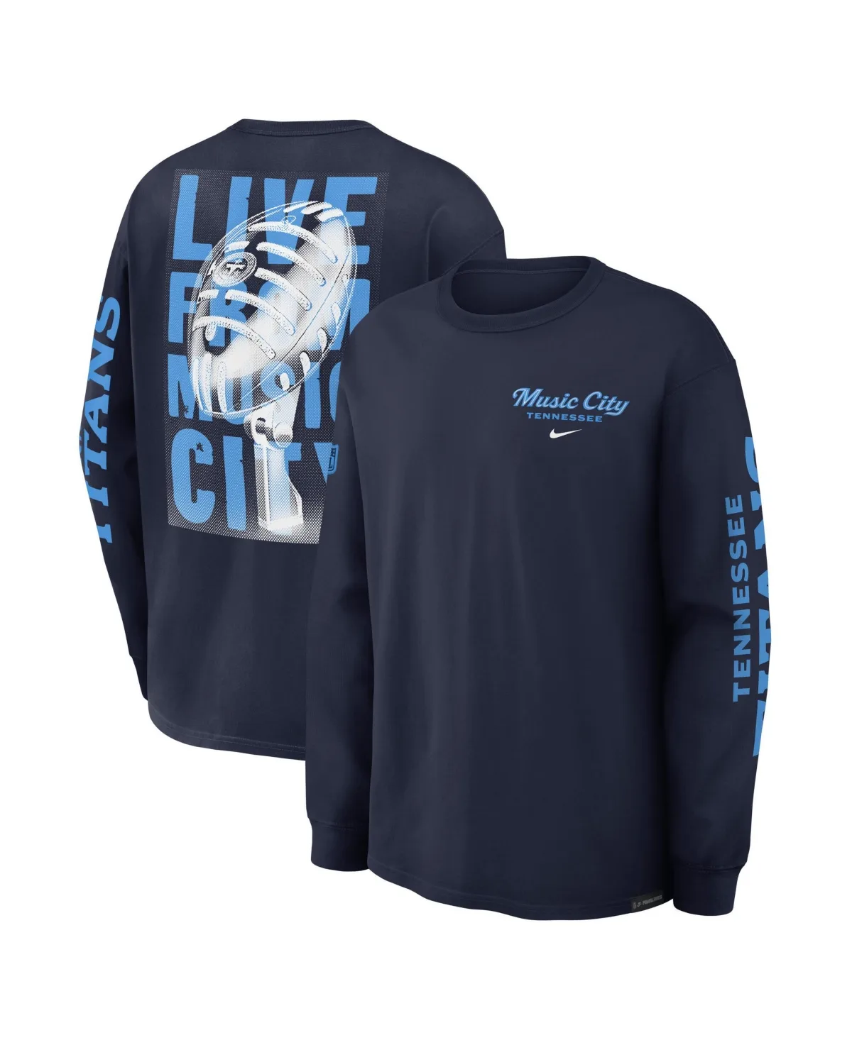 Tennessee Titans 2026 Rivalries Collection Max90 Long Sleeve T-Shirt by Nike