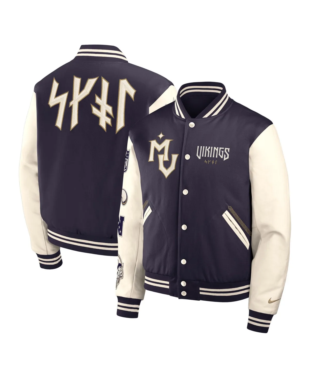 Minnesota Vikings 2026 Rivalries Collection Varsity Jacket by Nike
