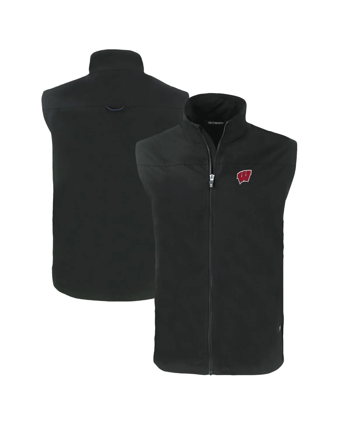Wisconsin Badgers Charter Eco Full-Zip Vest by Cutter & Buck