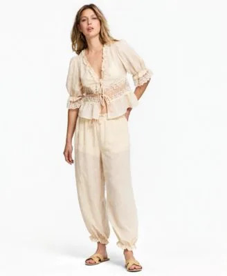 Embroidered Balloon Pants by And Now This