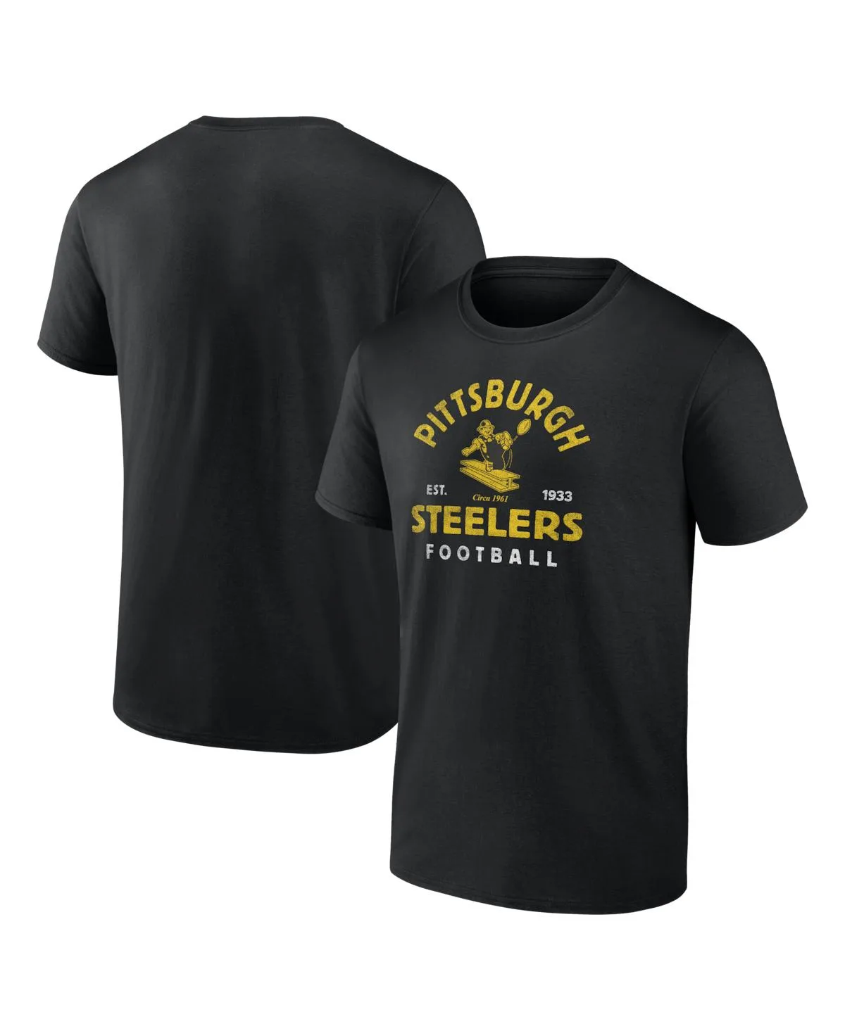 Pittsburgh Steelers Vintage Arch T-Shirt by Logo Athletic